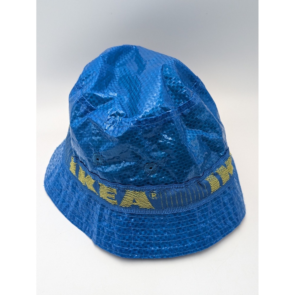 IKEA Bucket Hat Unisex OS‎ Blue KNORVA Frakta Bag Material Streetwear Festival
